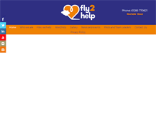 Tablet Screenshot of fly2help.org